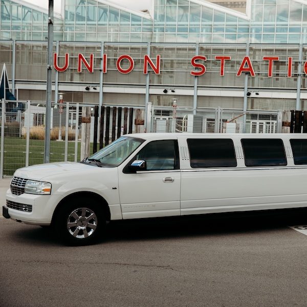 Pech Limousine Kansas City Wedding Transportation Services WedKC White SUV
