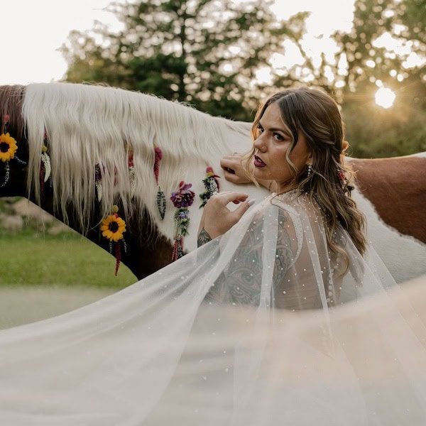 Piper Reese Kansas City Wedding Photography Horse Bride
