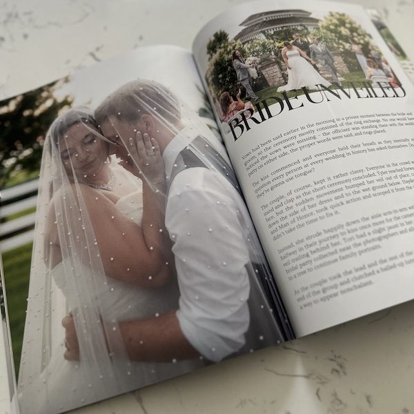 Preserved in Print Kansas City Wedding Magazine Article Picture