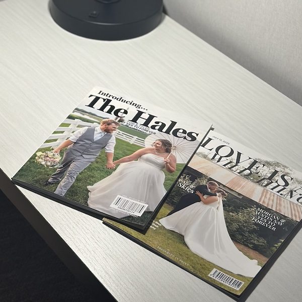 Preserved in Print Kansas City Wedding Magazine Desk Mags