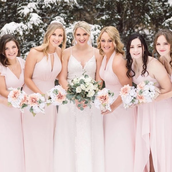 Roxana Dolson Kansas City Wedding WedKC Hairstylist Bridesmaids