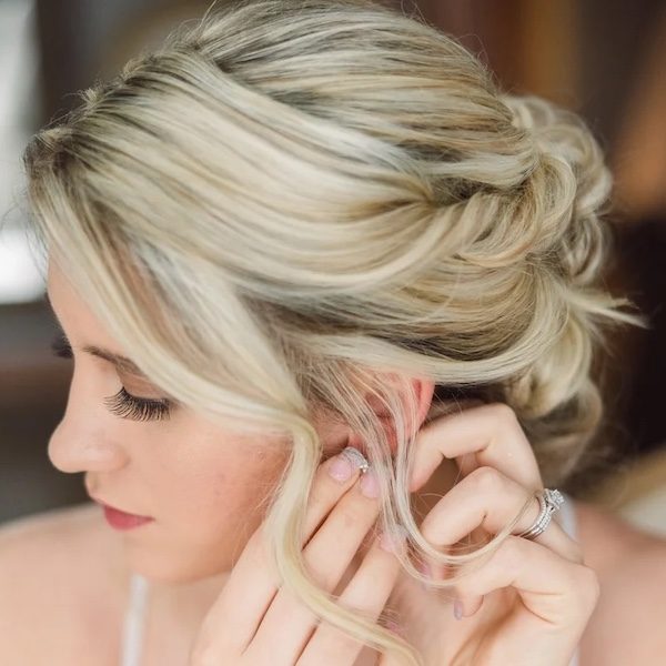 Roxana Dolson Kansas City Wedding WedKC Hairstylist Updo