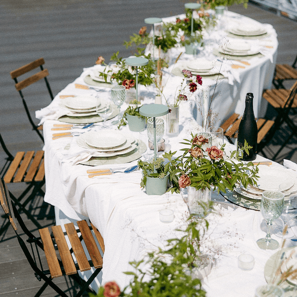 The Bardot Kansas City Wedding Venue WedKC Serpentine Table Patio