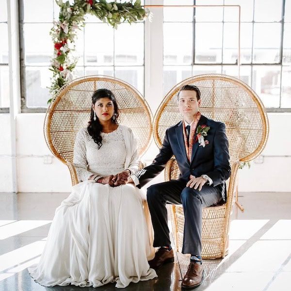 The Delaware Events Kansas City Wedding Venue WedKC Bride Groom Chairs