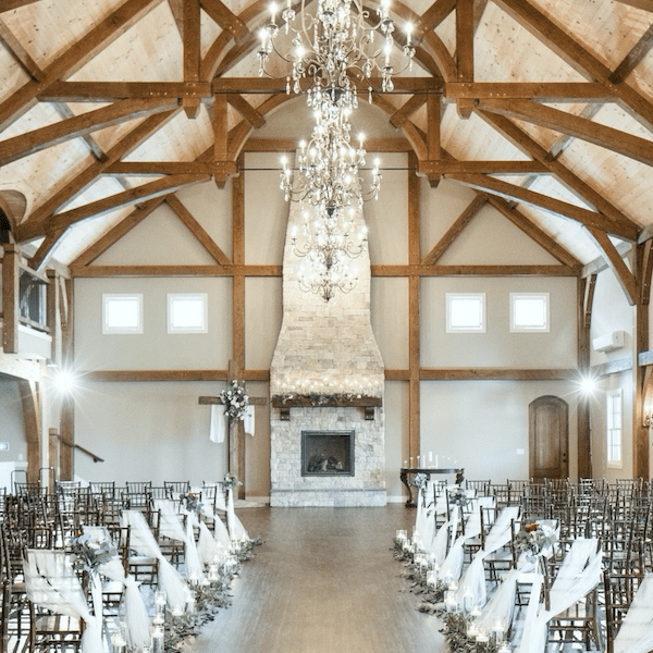 The English Barn Kansas City Wedding Venue WedKC Bright Ceremony