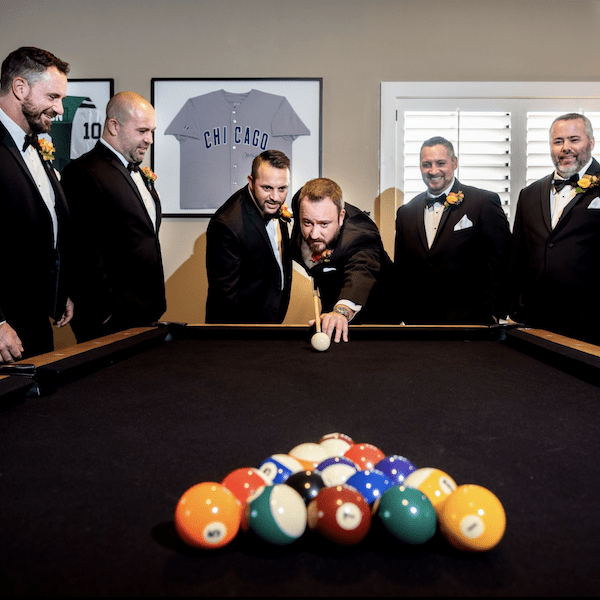 The English Barn Kansas City Wedding Venue WedKC Grooms Suite Billiards