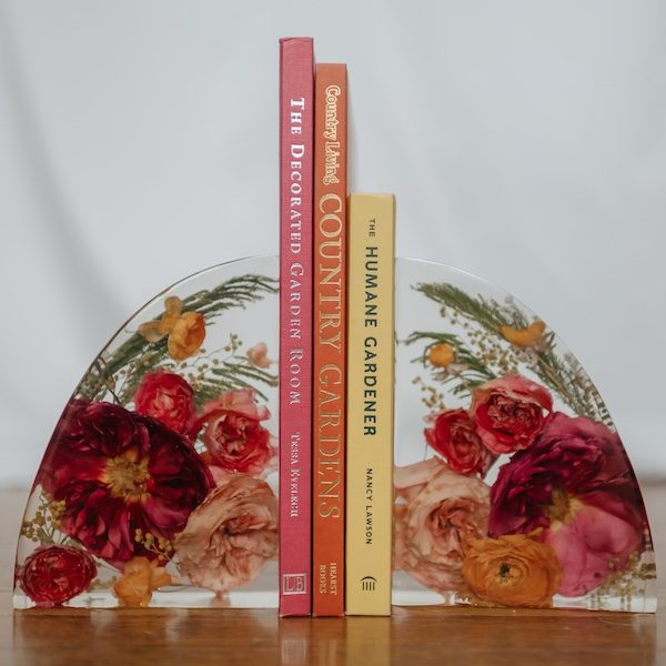 The Garden Gallery KC Wedding Kansas City WedKC Floral Preservation Book Ends