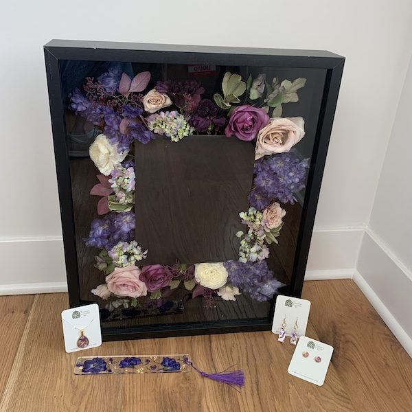 The Garden Gallery KC Wedding Kansas City WedKC Floral Preservation Frame and Jewelry