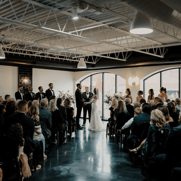 The-Maverick-Kansas-City-WedKC-Venue-Couple-Ceremony