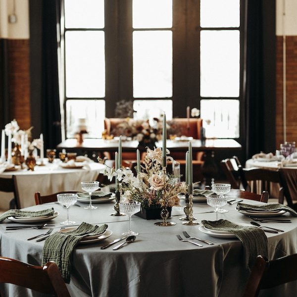 The Opal Collective Kansas City Wedding Planning Rentals Flowers WedKC Reception Setting