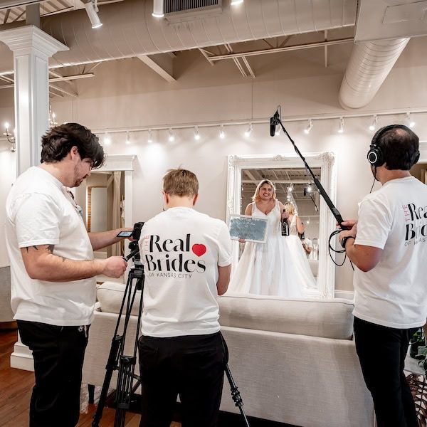 The Real Brides of Kansas City Wedding Videography WedKC Dress Shopping