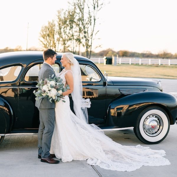 ThirtyOne-Thirty Events Kansas City Wedding Planner WedKC Couple Dress Car