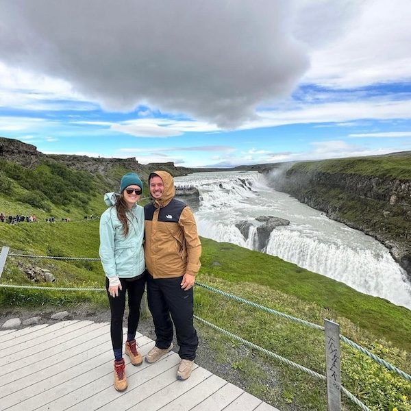 Those Who Wander Travel Kansas City WedKC Travel Specialist Couple Hiking Waterfall
