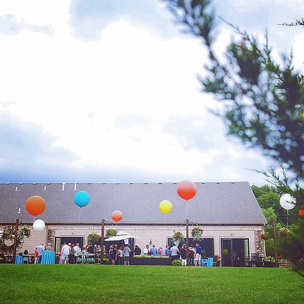 Venue at Willow Creek Kansas City Wedding Venue balloons