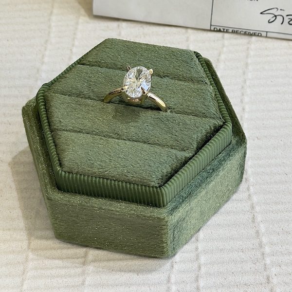 Vinca Jewelry Kansas City Wedding Jeweler Oval Ring