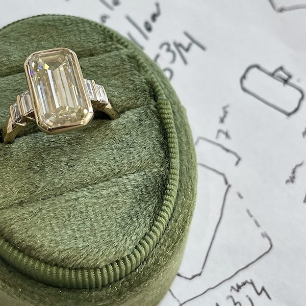 Vinca Jewelry Kansas City Wedding Jeweler Rectangular Ring