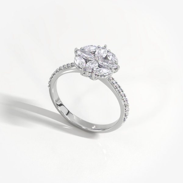 Vinca Jewelry Kansas City Wedding Jeweler Silver Diamond Ring