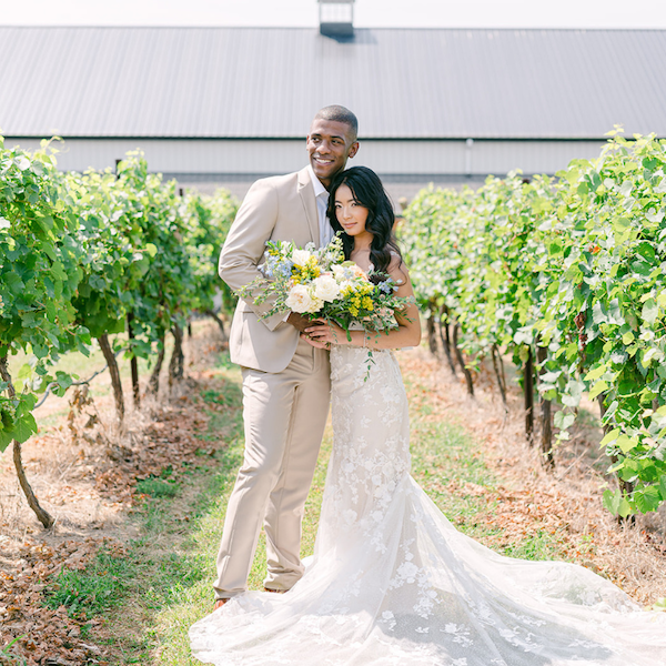Vineyard at J Creek Kansas City Wedding Venue WedKC Bride Groom Dress Winery