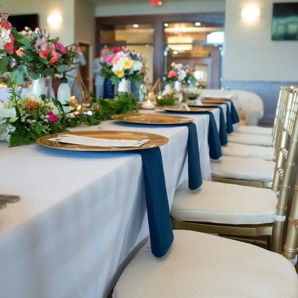 Vista 154 at Iron Horse Golf Club WedKC Kansas City Wedding Venue Table Setting