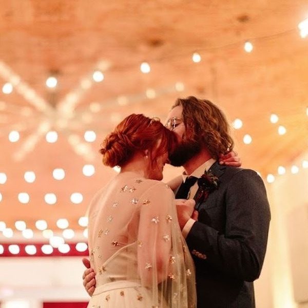 Vox Theatre Kansas City WedKC Wedding Venue Dancing Couple
