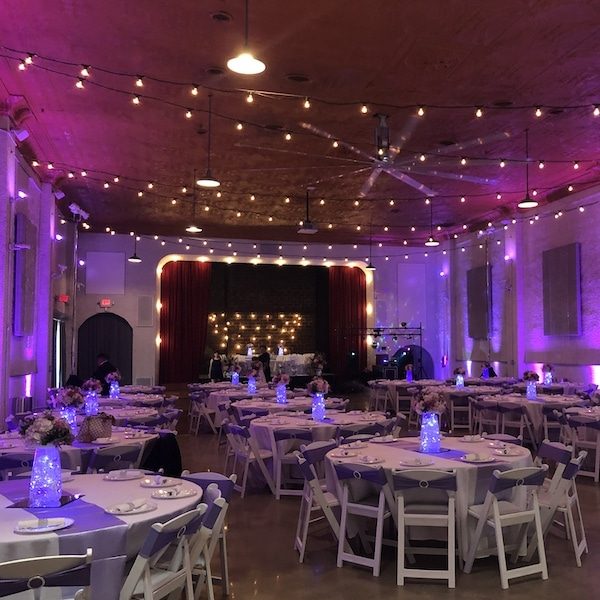 Vox Theatre Kansas City WedKC Wedding Venue Lighting