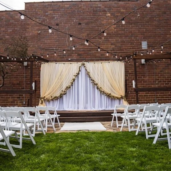 Vox Theatre Kansas City WedKC Wedding Venue Outdoor Ceremony